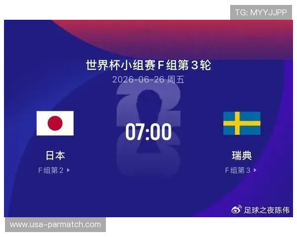2026年世界杯日本队与瑞典队整体实力对比及比赛前瞻